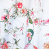 Organic cotton with flowers pattern