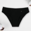 black organic cotton woman bikini