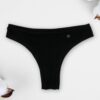 organic cotton black brazilian bikini