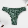 organic cotton green brazilian cut bikini