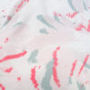 two-piece organic cotton summer pajamas with floral patterns
