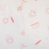 two-piece organic cotton summer pajama set in a tropical nautical pattern