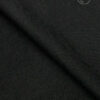 Black French Terry cotton fabric