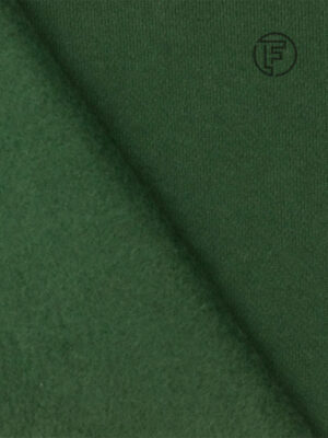 Heavy-Brushed-Organic-Cotton-Fleece-Dark-Green-color