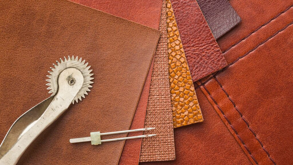 Leather-with-needle