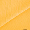 Yellow ribbed fabric organic cotton