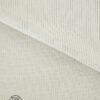 Gray ribbed fabric organic cotton
