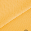 Yellow ribbed fabric organic cotton