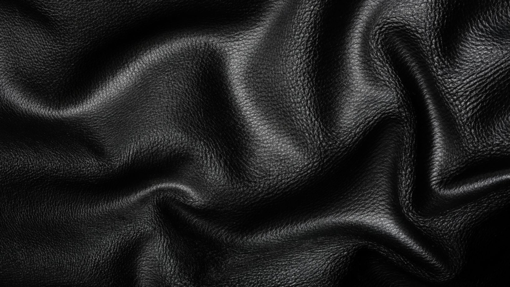 black leather