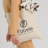 100% organic cotton bag with print Fashion with a mission