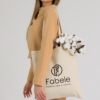 100% organic cotton bag with print Fashion with a mission